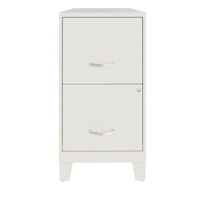 Armoire de classement verticale 18D à 2 tiroirs avec tiroir accessoire et pieds