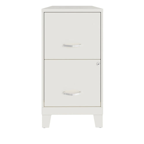 Armoire de classement verticale 18D à 2 tiroirs avec tiroir accessoire et pieds