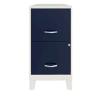 Armoire de classement verticale 18D à 2 tiroirs avec tiroir accessoire et pieds